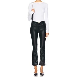 MOTHER Faux Leather Insider Flood